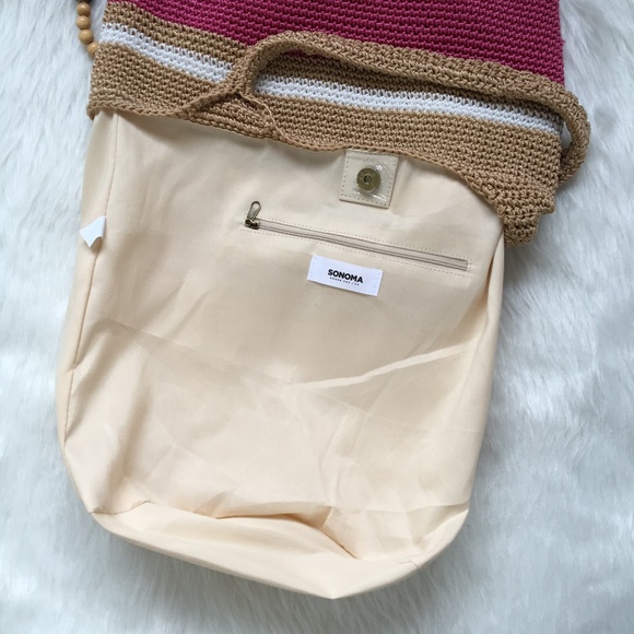 NWT Sonoma Crochet Shoulder Bag - Picture 7 of 10